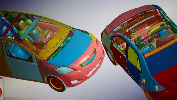 Figure: CARISSMA presentation of accident simulation