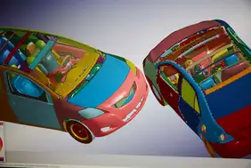 Figure: CARISSMA presentation of accident simulation