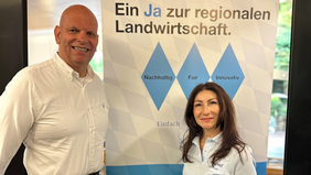 Regionalität und Nachhaltigkeit: Darauf setzen Professor Thomas Vogler und Tanja Klett mit ihrem Projekt "Sauguad" (Foto: THI).