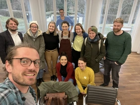 Teamfoto der Projektmitglieder "Mensch in Bewegung"