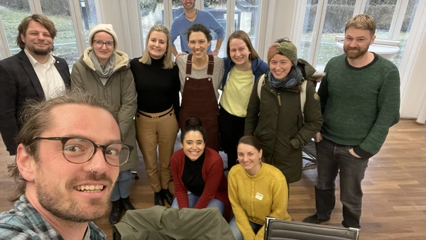 Teamfoto der Projektmitglieder "Mensch in Bewegung"