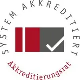 [Translate to English:] Logo Akkreditierungsrat: Systemakkreditiert