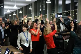 Celebrating the European spirit together: Participants exchanged ideas in a relaxed atmosphere (Photo: THI).