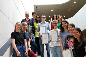 Kreative Ideen für eine lebenswerte Zukunft: Die Gewinnerin-nen und Gewinner des Jugend-Nachhaltigkeitspreises über-zeugten mit smarten Konzepten (Foto: THI).