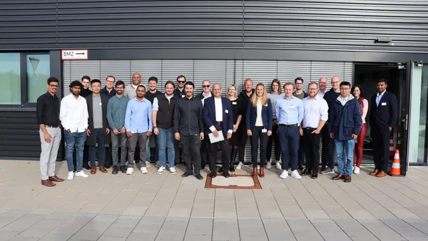 Gruppenbild der Abschlussveranstaltung Testfeld
