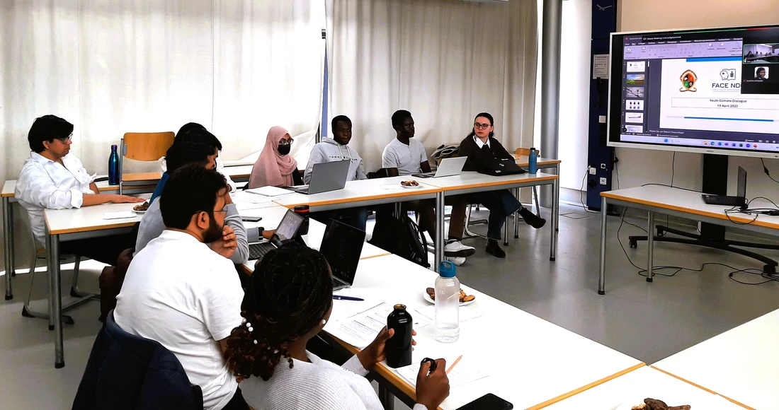 Teilnehmer der THI beim Youth Climate Dialogue