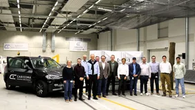 For the road safety of tomorrow: The KICSAFe team at the final demonstration (Photo: THI).