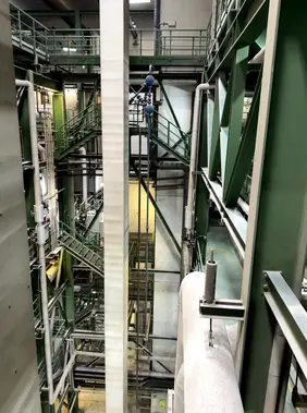 Gebaeude der Muellverwertungsanlage
