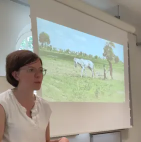 Lena Maria Russ teilte ihre Erfahrungen (Foto: THI).