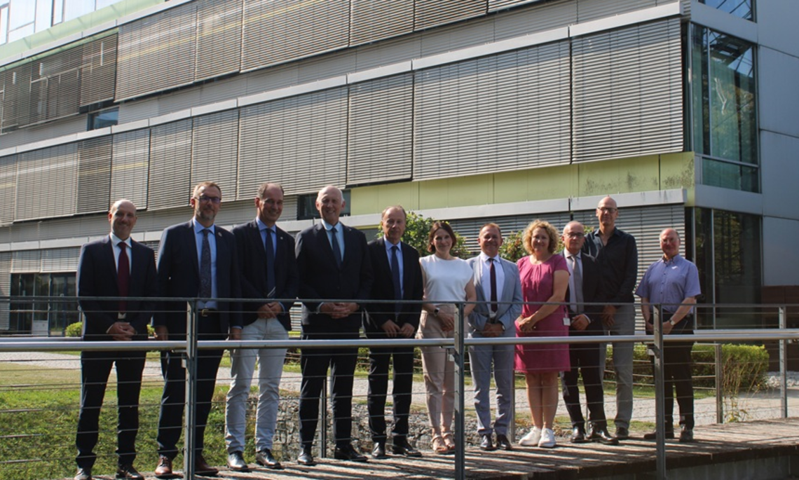 Besuch des Rektors der Universität Belgrad Besuch des Rektors der Universität Belgrad an der THI