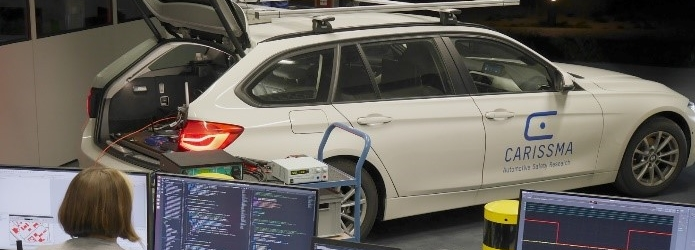 Quelle: THI Abbildung eines Testaufbaus: Kopplung Car2X-Simulation mit Testfahrzeug zur Zuverlässigkeitsbewertung
