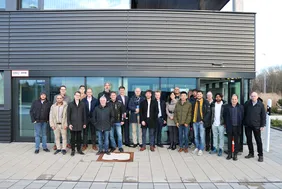 Successful conclusion: The IN2Lab team on the day of the final presentations (Photo: THI).