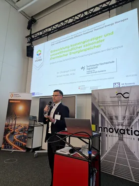 Clustertreffen im In-Campus - Referent Dr. Christoph Trinkl, Institutsleitung InES, THI.