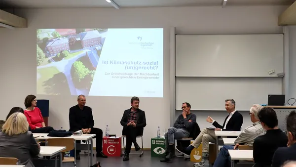 Etabliertes Format: Die Neuburger Nachhaltigkeitsgespräche bringen Expertinnen und Experten aus Wissenschaft, Wirtschaft und Gesellschaft zusammen (Foto: THI).