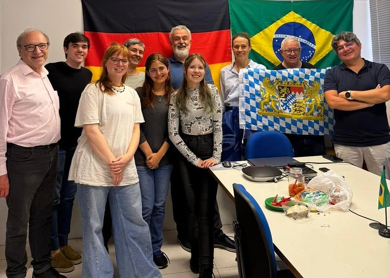 Delegation des sustainED-Projekts der Technischen Hochschule Ingolstadt (THI) bei ihrem Besuch an der Universidade Federal do Paraná (UFPR) in Brasilien (Foto: THI).