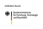 Quelle: Bundesministerium für Forschung, Technologie und Raumfahrt Abbildung des Logos des Bundesministerium für Forschung, Technologie und Raumfahrt mit dem Bundesadler auf der linken Seite, einem vertikalen Strich in schwarz, rot, gold und der Bezeichnung des Bundesministeriums rechts davon