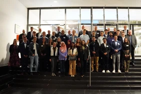 Überzeugen durch Spitzenleistungen: 31 THI-Studierende erhielten Deutschlandstipendien (Foto: THI). Gruppenbild der Deutschlandstipendiaten