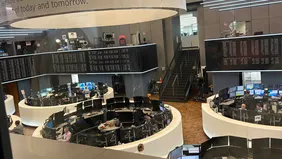 A look at the trading floor of Deutsche Börse.