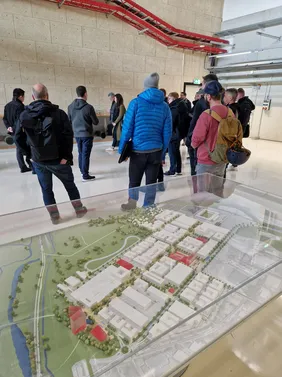Clustertreffen im In-Campus - Besichtigung.