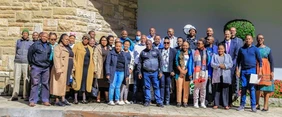 MaZero Project Team with local Stakeholders in Lesotho